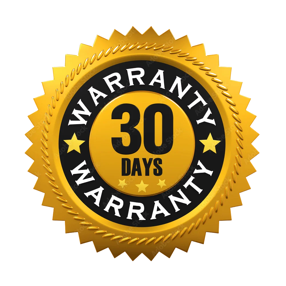 30-Day Warranty